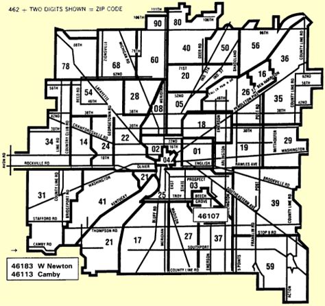 zip code map for marion county in indiana | marketing inc map of marion ...