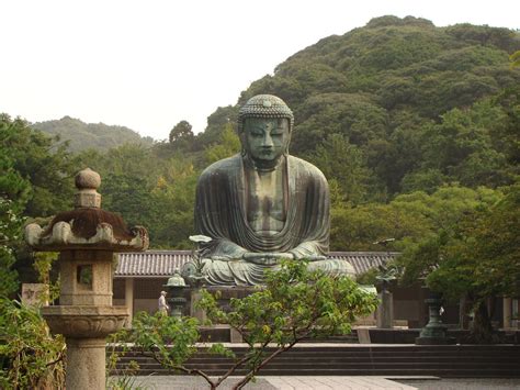 The Great Buddha of Kamakura is a monumental bronze statue of the Buddha Amitabha, located in ...