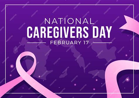 Premium Vector | National Caregivers Day on February 17th Provide Selfless Personal Care in Flat ...