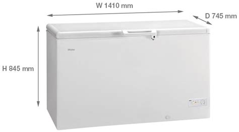 Haier BD-429RAA 141cm Wide 429 Litre Chest Freezer White | Appliances Direct