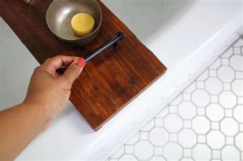 DIY Bathtub Tray - Crystal Holliday with The Holliday Collective