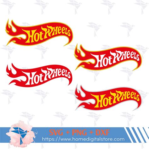 Hot Wheels Logo SVG, PNG, DXF