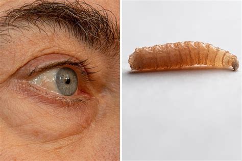 Man's Eye Infested With Over a Dozen Fly Maggots While Gardening - Newsweek