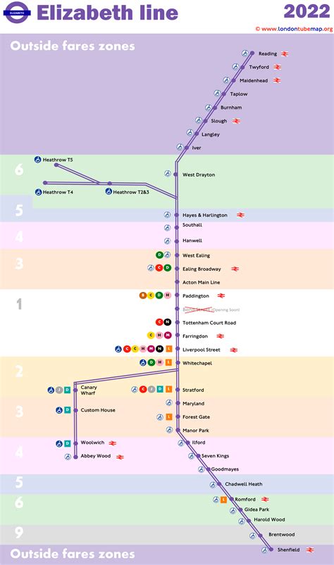 Elizabeth Line Map Pdf - Map Of Hilton Head Island