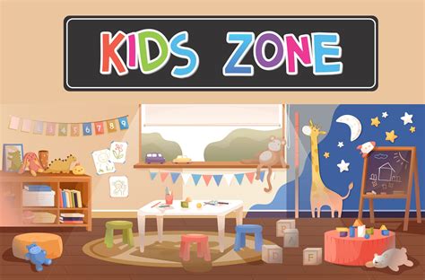 Kids Zone Kids Room Sign | Playroom Signs | Fun Sign Factory