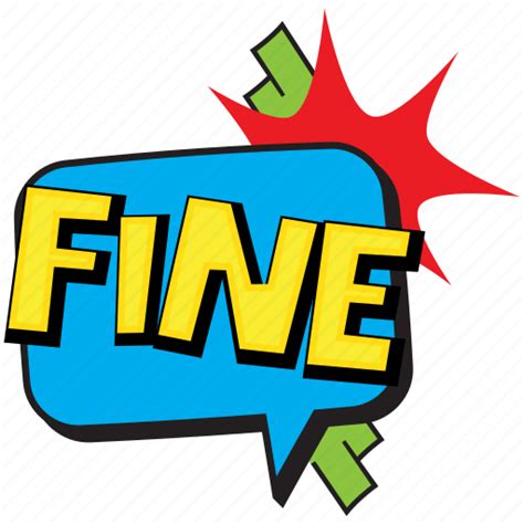 Fine, fine comic bubble, fine comment bubble, fine pop art, fine speech bubble sticker ...