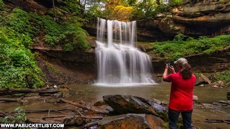 Exploring Quaker Falls in Lawrence County