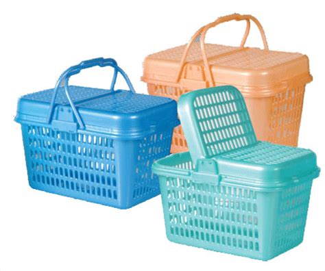Plastic Basket With Handle