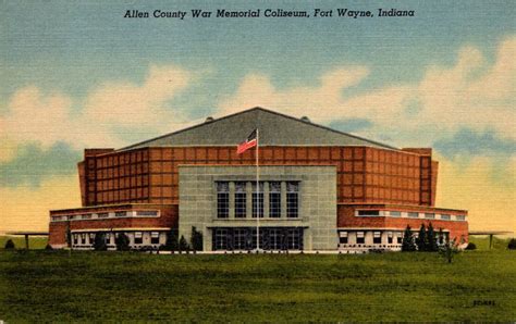 Indiana Fort Wayne Allen County War Memorial Coliseum Curteich | United ...