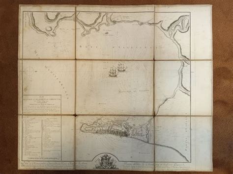 MAP] - GIBRALTAR - Plan de la Ville et des Forts de Gibr… | Drouot.com