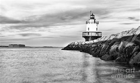 Lighthouse On Top Of A Rocky Island Photograph by Stuart Monk - Fine Art America