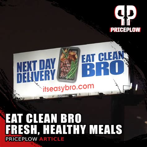 Eat Clean Bro: Fresh, Healthy Meals Delivered… Fresh!