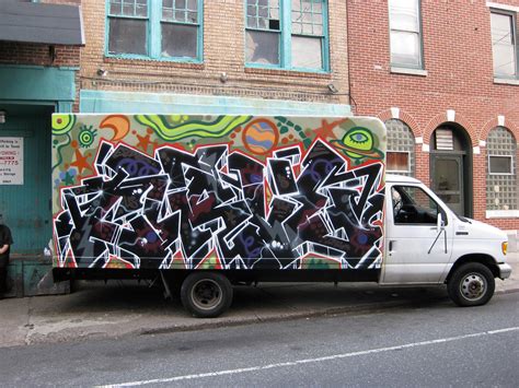 Truck Graffiti by Curve | Graffiti USA