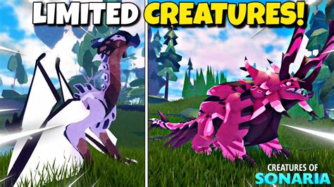 NEW LIMITED DINOSAUR CREATURES! | Creatures of Sonaria - YouTube