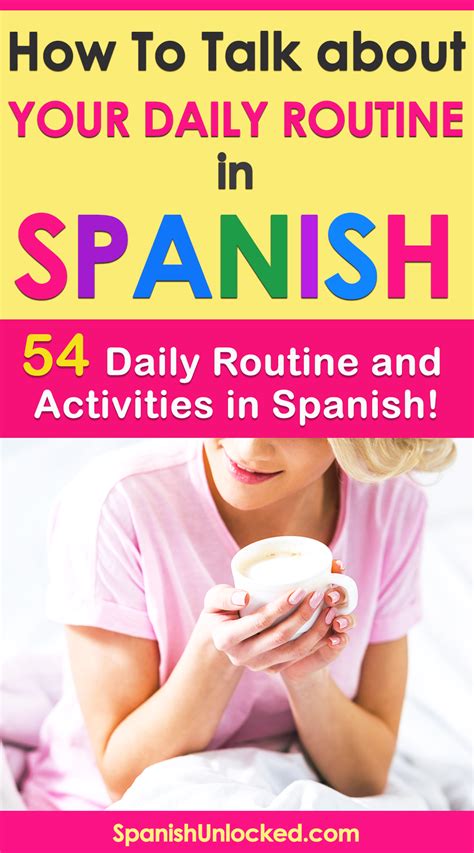 Daily routine in spanish – Artofit