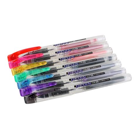 Platinum Preppy Rainbow Fountain Pen Set, Fine - Pack of 7: Amazon.ca ...