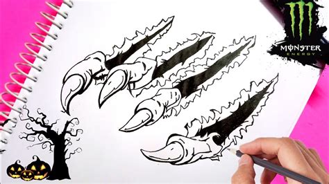 Hand tearing paper drawing | tearing paper |#creative drawing on paper | monster hand tearing ...