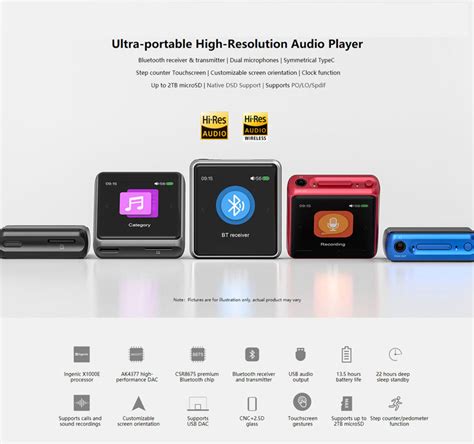 FiiO M5 Portable High-Resolution Bluetooth Music Player - Penguin.com.bd