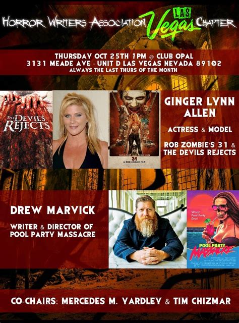 Horror Writers Association Las Vegas meeting THURSDAY! – First Comics News