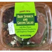 Trader Joe's Salad, Baby Spinach & Greens: Calories, Nutrition Analysis & More | Fooducate