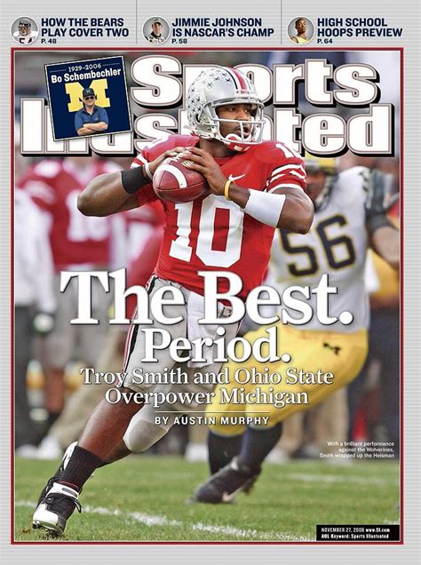 Ohio State Qb Troy Smith... Sports Illustrated Cover by Sports Illustrated