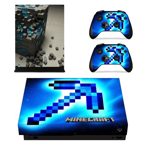 Minecraft Skin Sticker Decal for Xbox One X Design 1 - ConsoleSkins.co