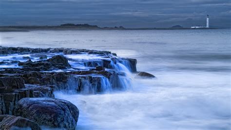 Wallpaper Lighthouse Gulf Of Finland Stone Overcast - Wallpaper ...