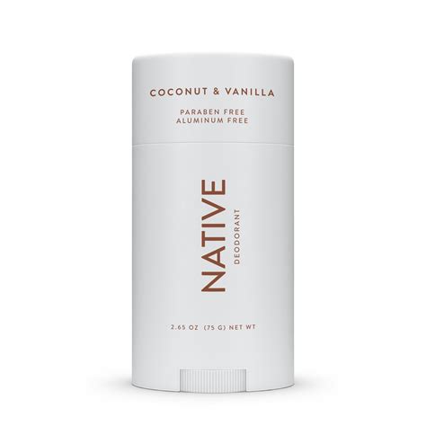 Native Natural Deodorant, Coconut & Vanilla, Aluminum Free, 2.65 oz ...