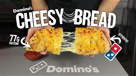 2 Dollar Dominos Cheesy Bread | High Protein Stuffed Breadsticks - YouTube