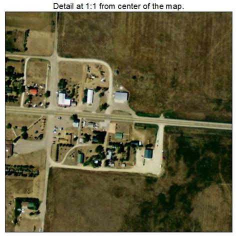 Aerial Photography Map of Amidon, ND North Dakota