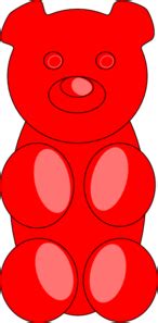 Gummy Bear Outline Clip Art at Clker.com - vector clip art online, royalty free & public domain