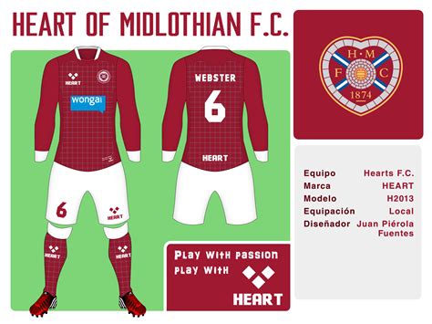 Heart of Midlothian FC Kit