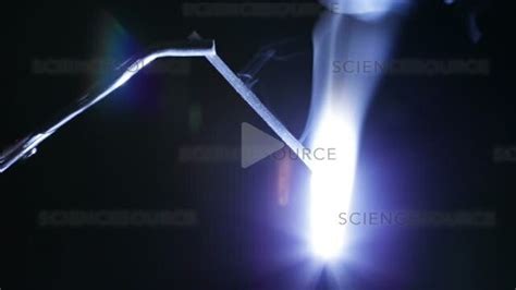 Magnesium ribbon burning | Stock Video - Science Source Images