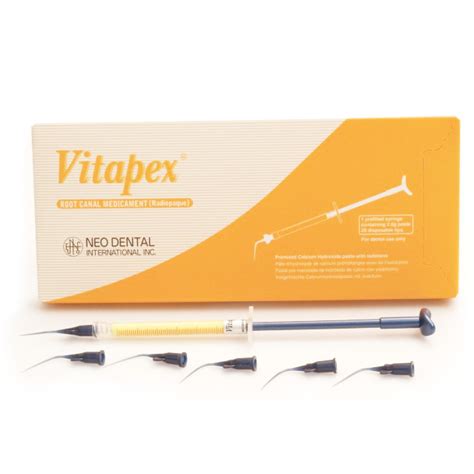 Vitapex Premixed Calcium Hydroxide Paste with Iodoform for Root Canal ...