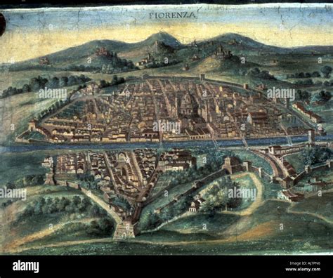 Florence map 15th century hi-res stock photography and images - Alamy