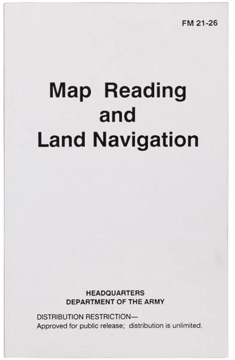 US Army Field Manual: Map Reading & Land Navigation