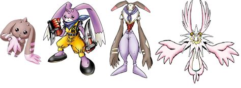 Lopmon Evolution Line Virtue by kjg123 on DeviantArt