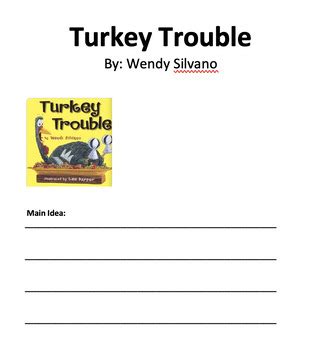 Turkey Trouble Book Companion by Abbie Fleeter | TPT