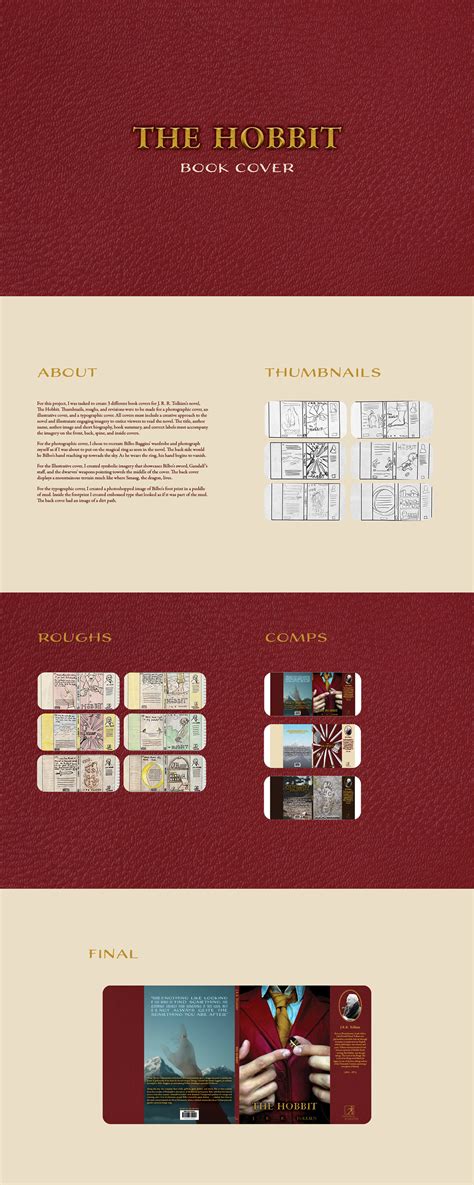 The Hobbit Book Cover on Behance