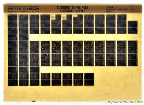 Microfiche Parts Manual - Microfilm Format