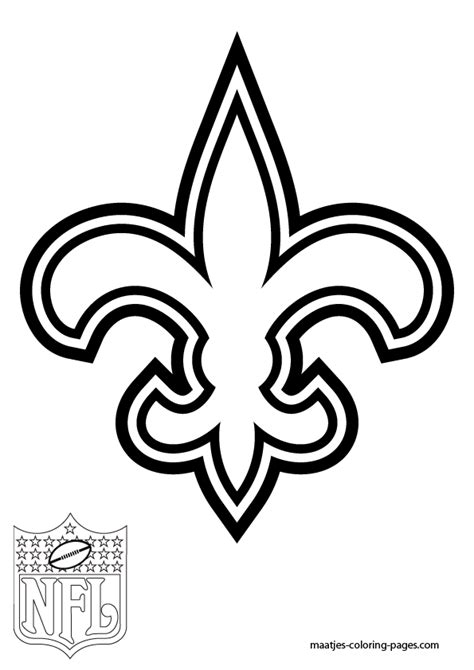 New Orleans Saints Coloring Page - Coloring Home