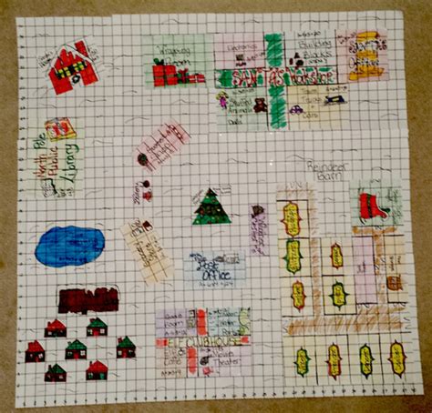 Santa's Village Christmas Map Project | Teaching Resources