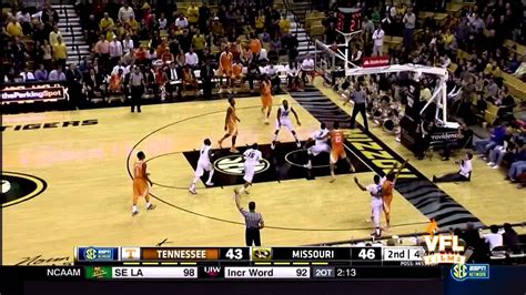 Tennessee Basketball Highlights - Win 59-51 At Missouri - YouTube