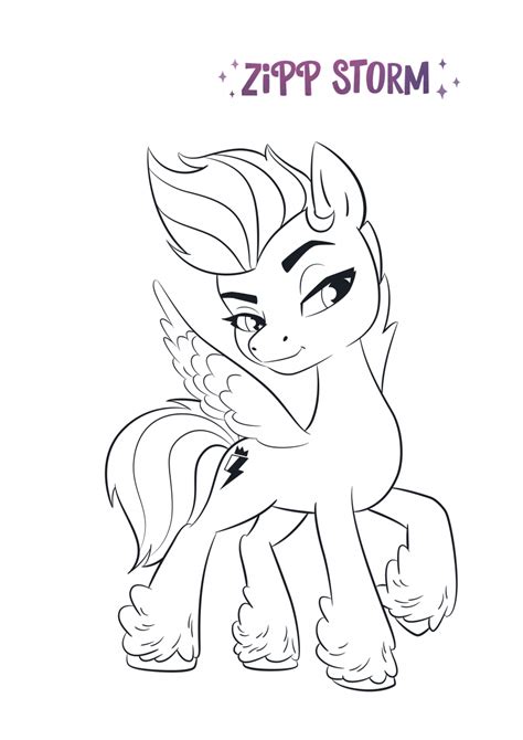 My Little Pony: A New Generation movie coloring pages - YouLoveIt.com