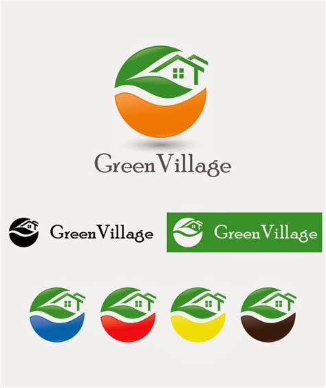 Logotive: Green Village Logo Template