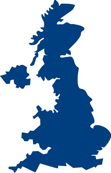 England Map Clipart