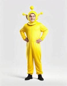 Teletubby Costume Men. Face Swap. Insert Your Face ID:1008403