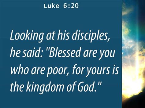 Luke 6 20 Blessed are you PowerPoint Church Sermon | Presentation ...