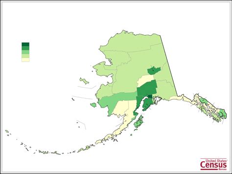 Alaska County Population Map Free Download