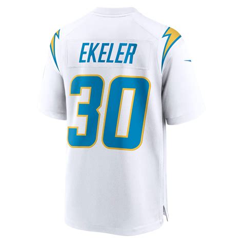 Men's Los Angeles Chargers Austin Ekeler Nike White Game Jersey